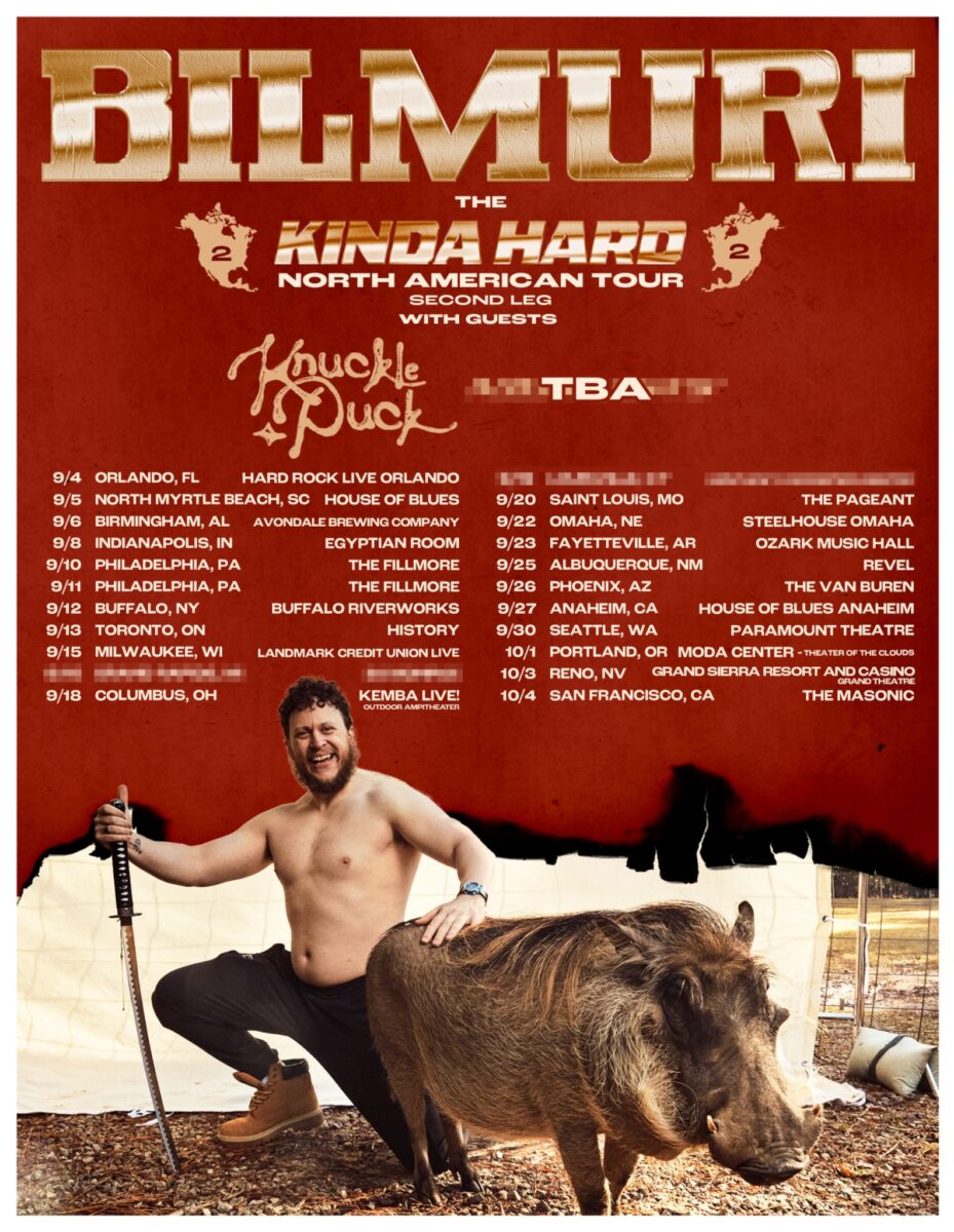 Bilmuri concert tour poster 2026